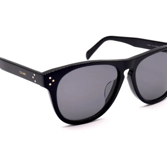 NEW CELINE PARIS CL40102F 01A BLACK AUTHENTIC SUNGLASSES - Picture 4 of 7